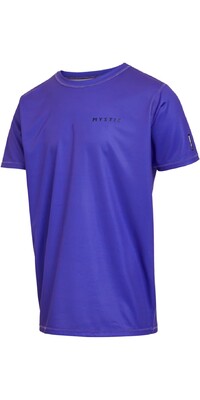 2024 Mystic Mens Boarding Short Sleeve Rash Vest 35001.240161 - Purple